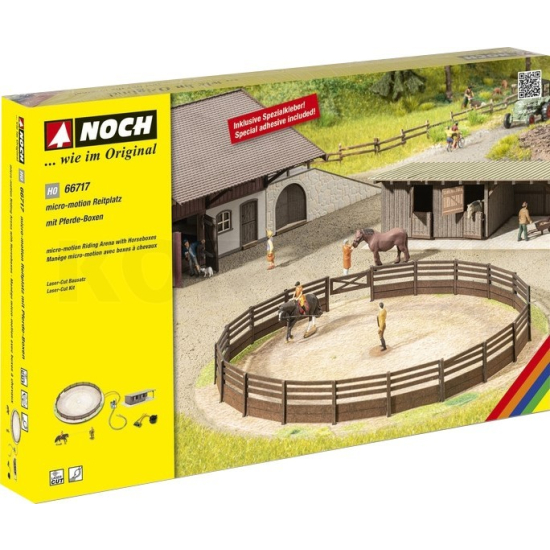 Noch 66717 ,  Riding Arena with Horseboxes SOUND , H0